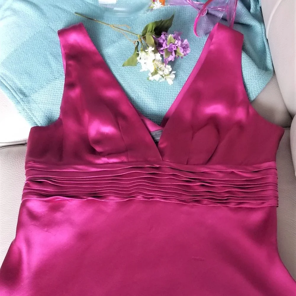 Armani Exchange Gorgeous Ex Cond/Pro Clean Silk Deep Pink Camisole L, $24 - Picture 9 of 11